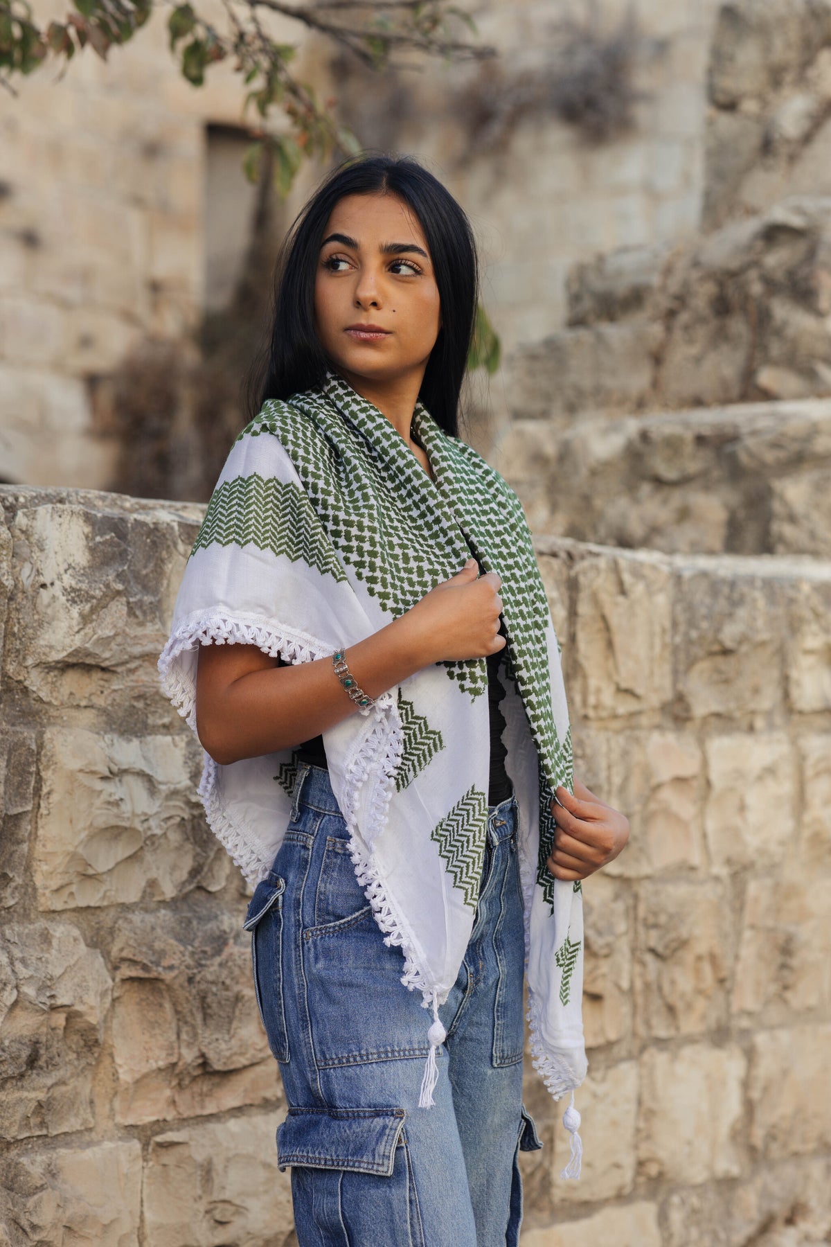 Olive Nablus Keffiyeh