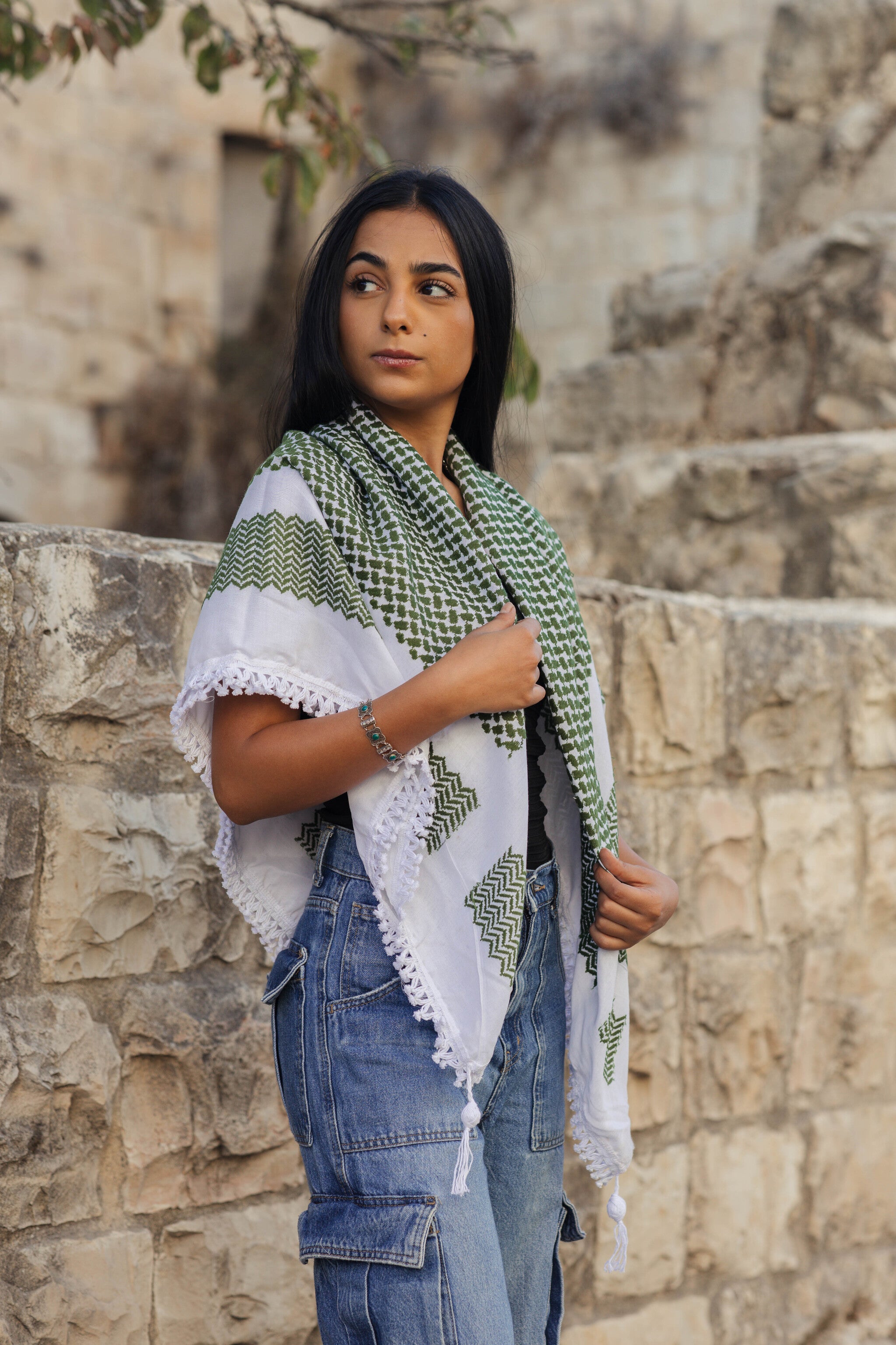 Olive Nablus Keffiyeh