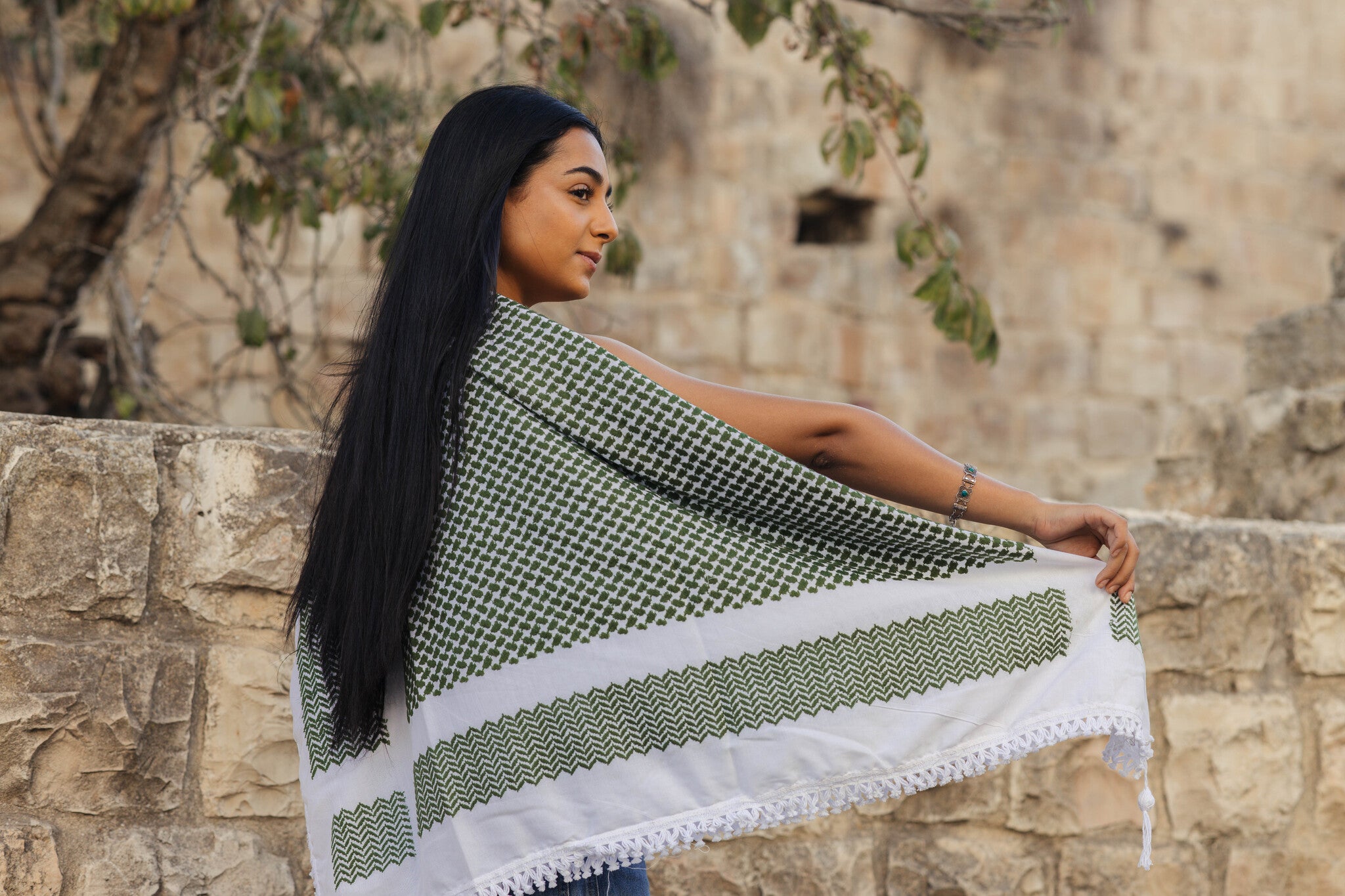 Olive Nablus Keffiyeh