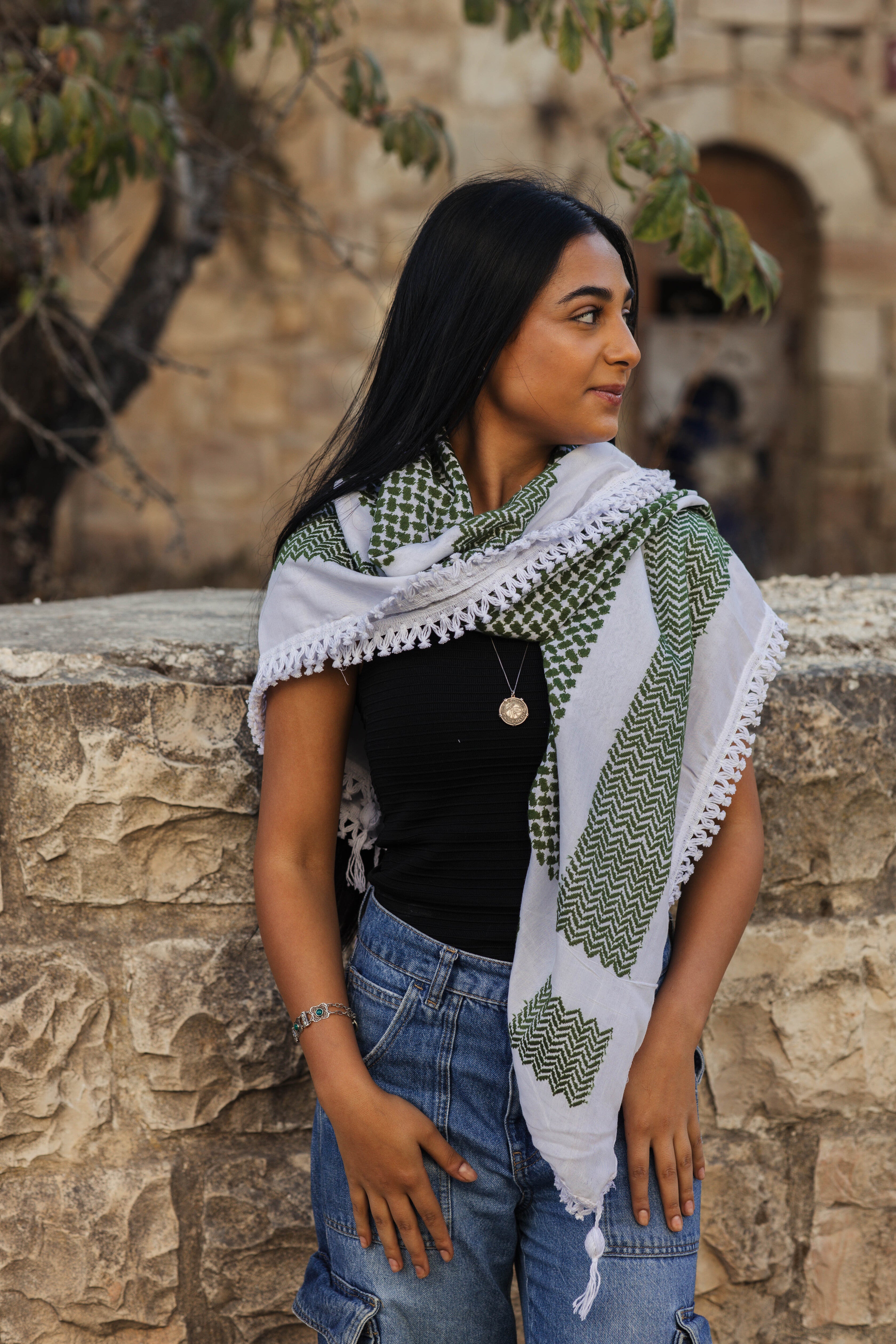 Olive Nablus Keffiyeh