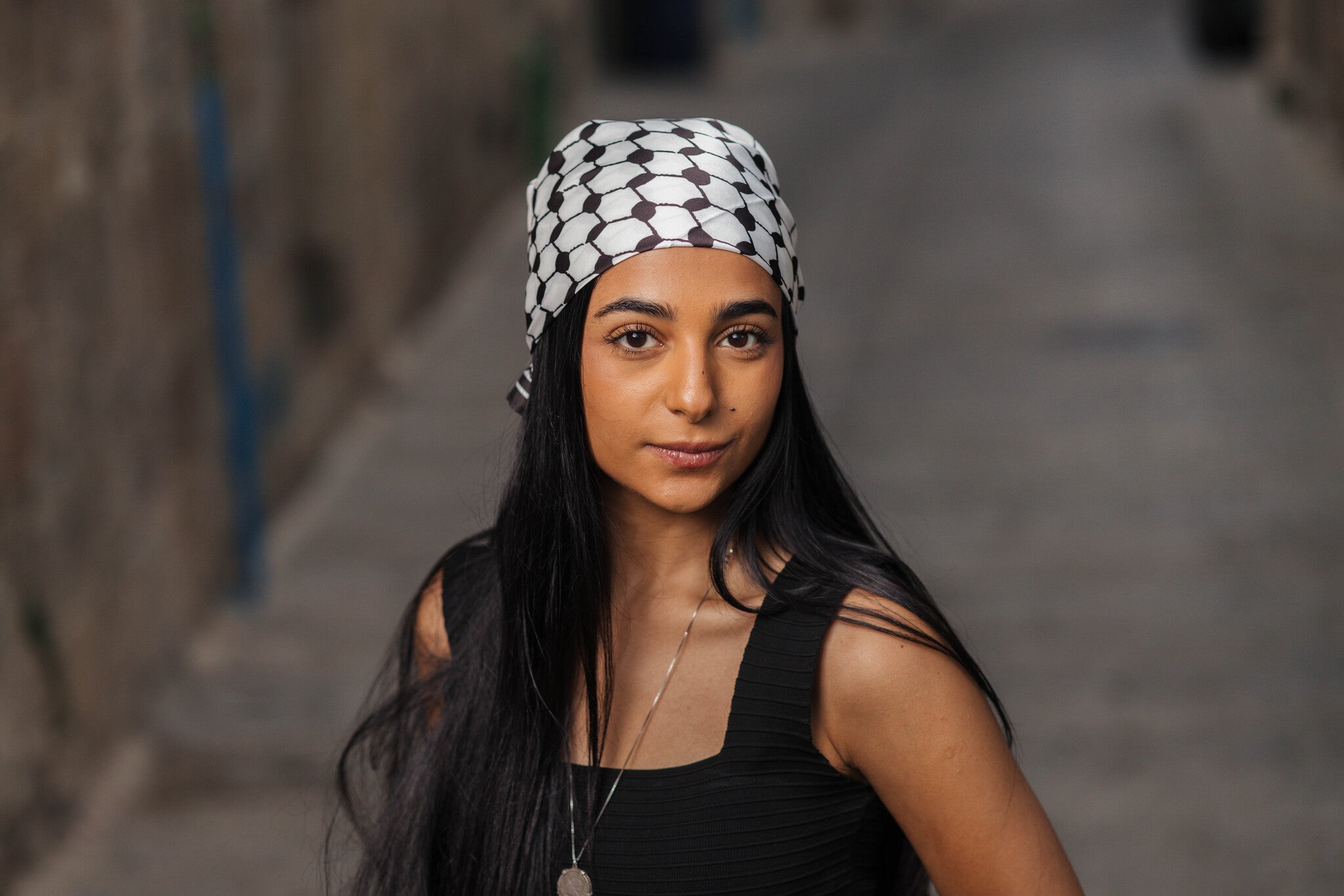 Palestinian Keffiyeh Bandana – 3 Colors (Black, Red, Floral)