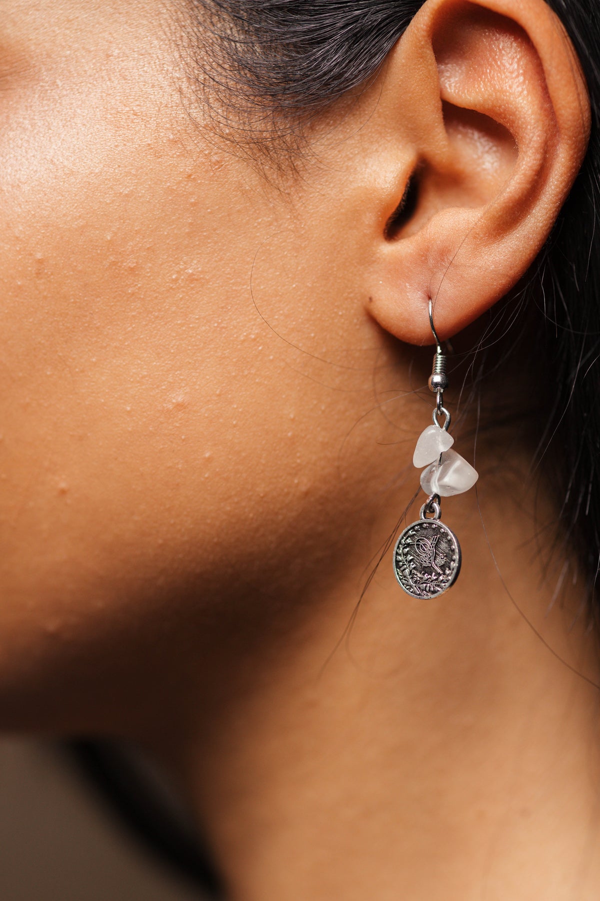 Handmade Palestinian Earrings – Map & Coin Designs