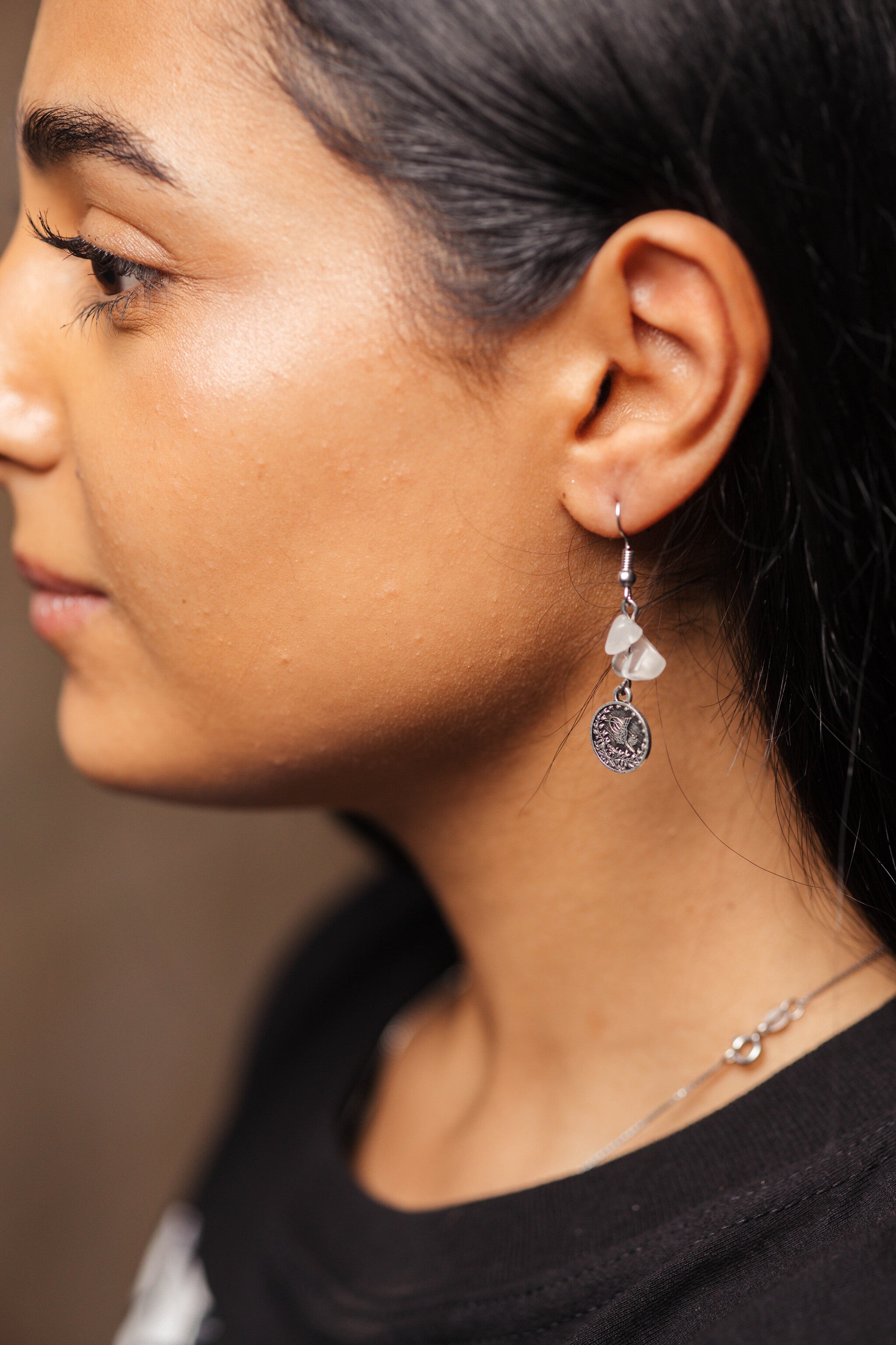 Handmade Palestinian Earrings – Map & Coin Designs