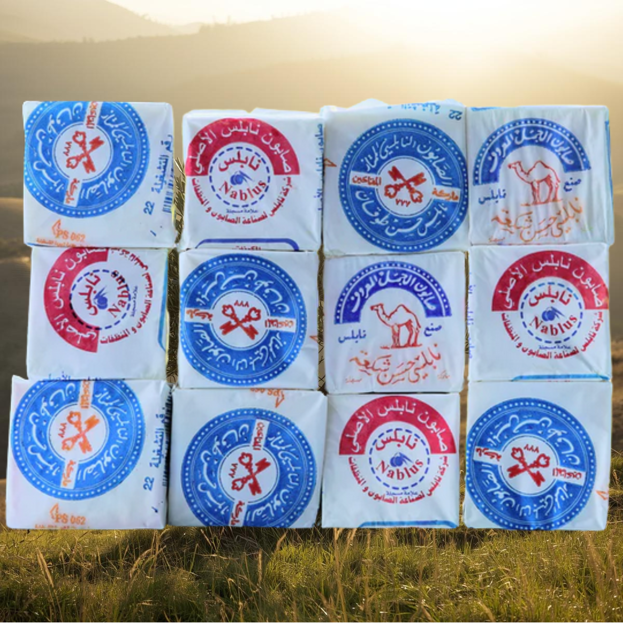 Nablus Soap Box – Mixed Olive Oil Soap