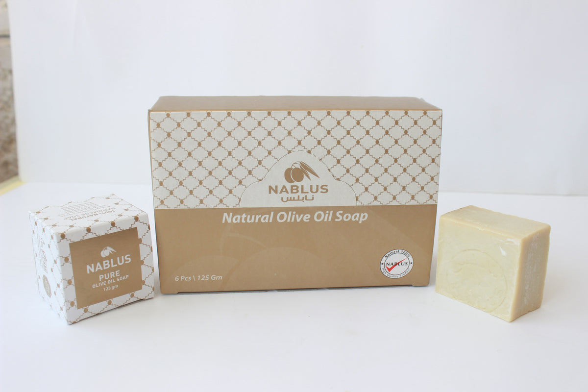 Traditional Nablus Olive Oil Soap – Box of 6