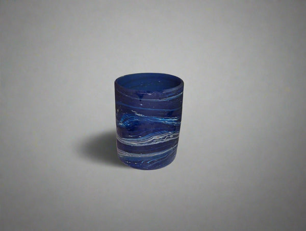 Phoenician-style glass mugs made in Palestine