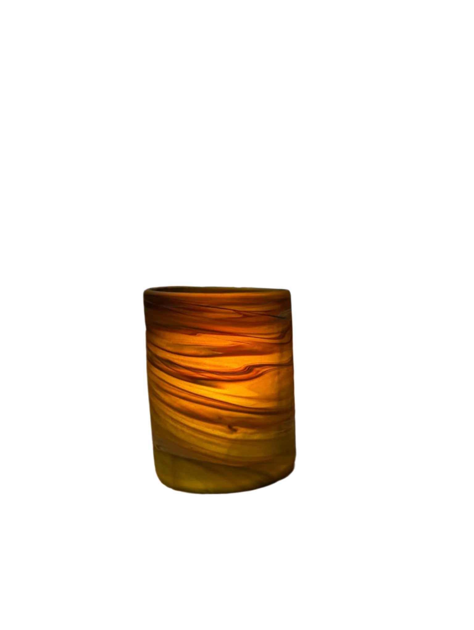 Phoenician-style glass mugs made in Palestine
