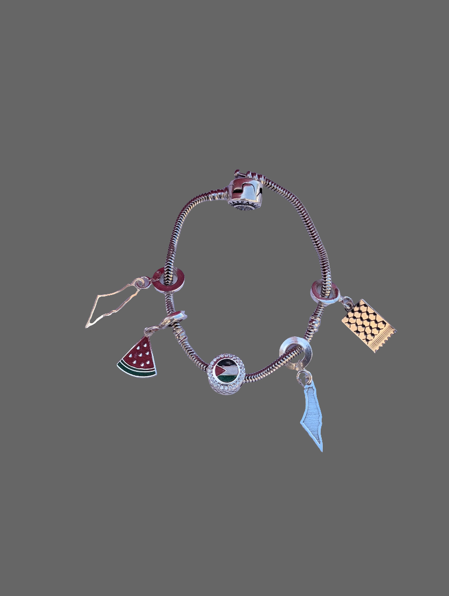 Watermelon Charm – 925 Silver|Made in Palestine