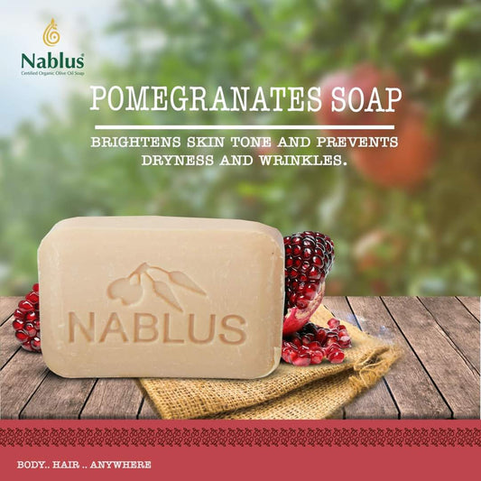 Organic Herbal Soap - Pomegranates